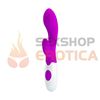 Vibrador de punto G con estimulador de clitoris